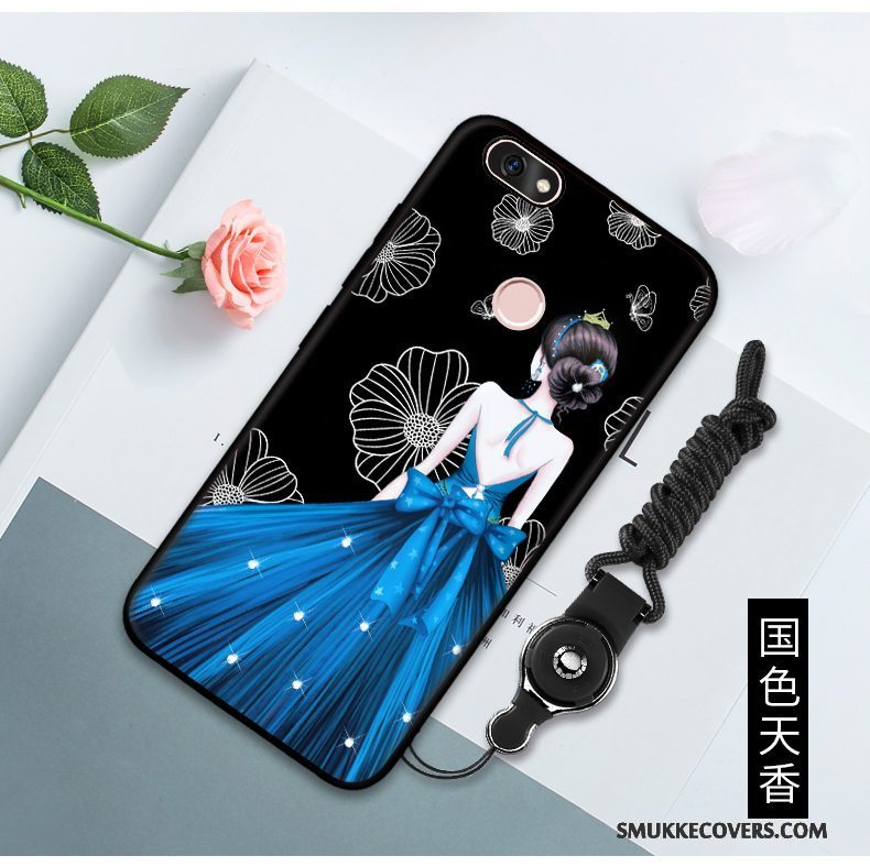 Etui Huawei P Smart Blød Anti-fald Rød, Cover Huawei P Smart Beskyttelse Telefon