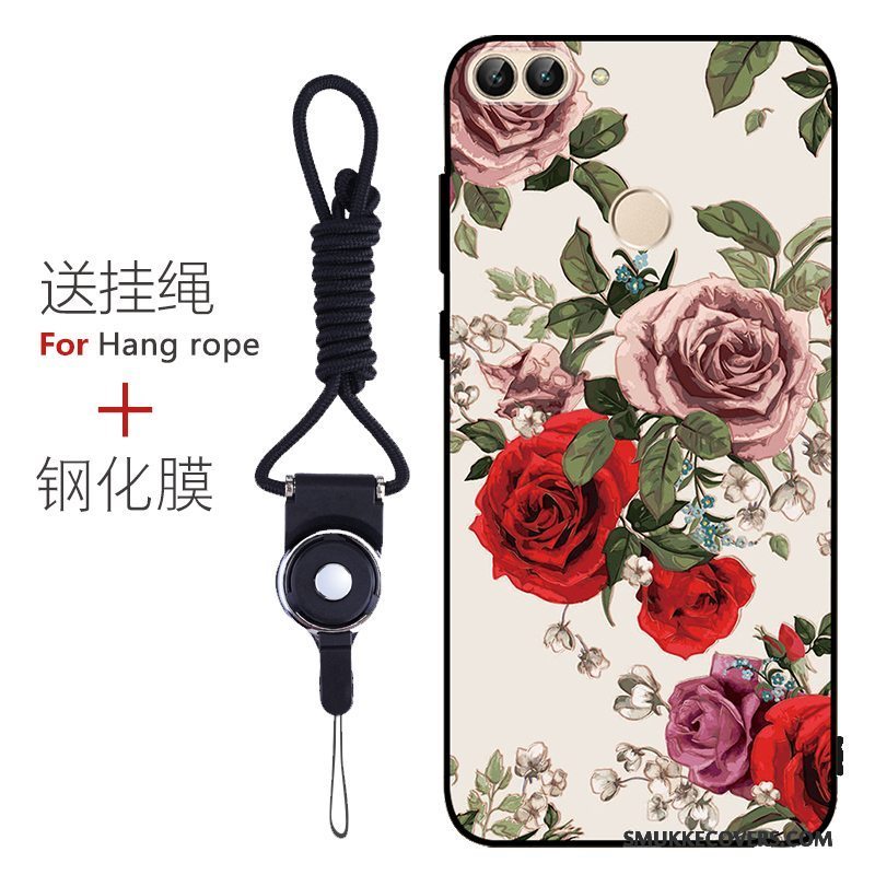 Etui Huawei P Smart Farve Anti-fald Telefon, Cover Huawei P Smart Beskyttelse Mønster Tilpas