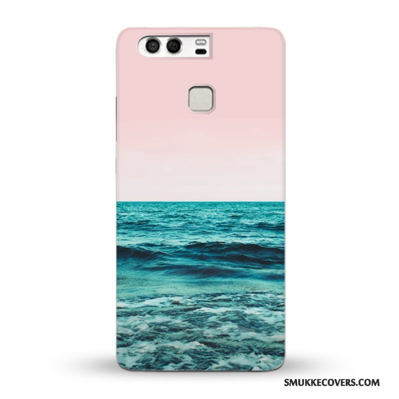 Etui Huawei P10 Grøn Scenery, Cover Huawei P10 Original Ungdom