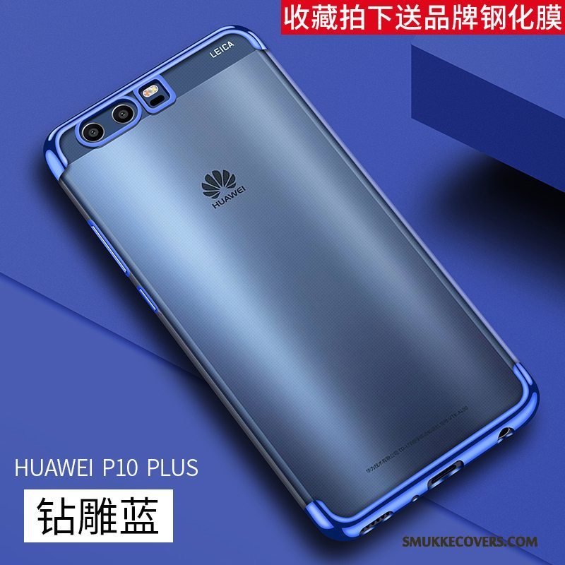 Etui Huawei P10 Plus Beskyttelse Blå Tynd, Cover Huawei P10 Plus Tasker Af Personlighed Telefon