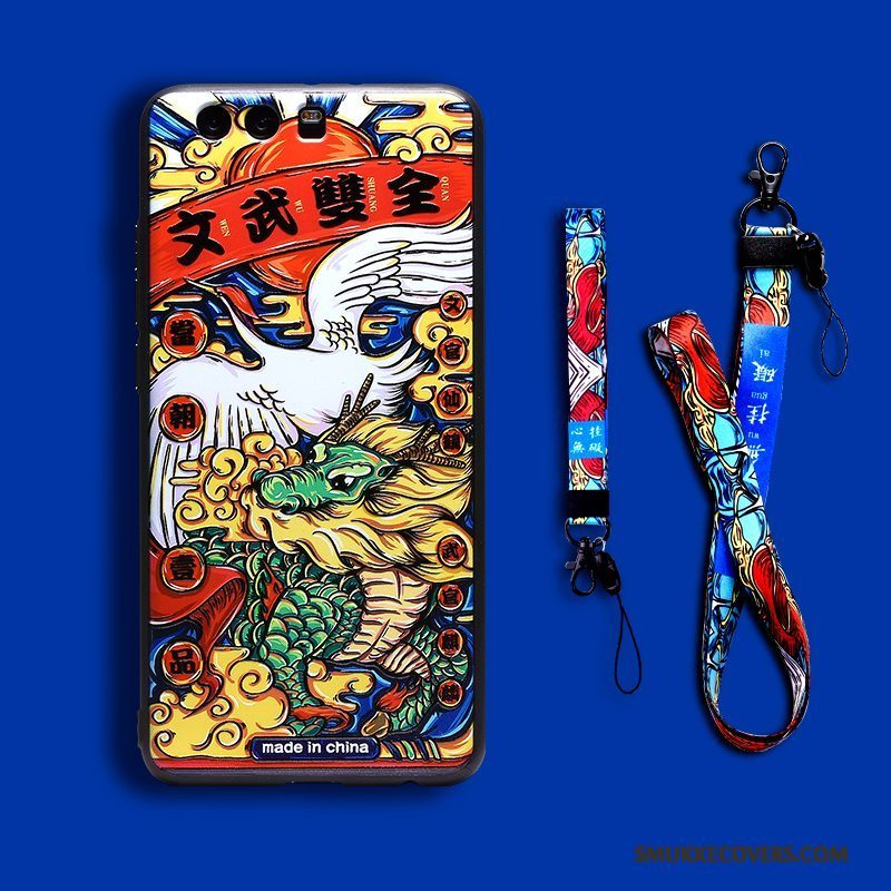 Etui Huawei P10 Plus Farve Telefonny, Cover Huawei P10 Plus Kreativ Af Personlighed Kinesisk Stil