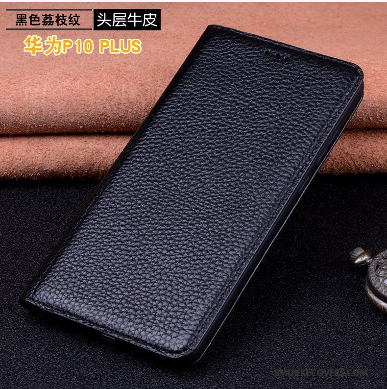 Etui Huawei P10 Plus Folio Telefonanti-fald, Cover Huawei P10 Plus Læder