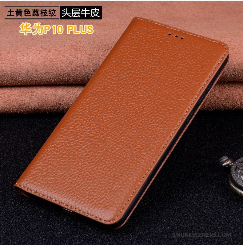 Etui Huawei P10 Plus Folio Telefonanti-fald, Cover Huawei P10 Plus Læder