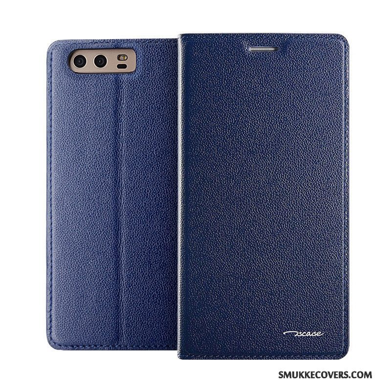 Etui Huawei P10 Plus Læder Rød Europa, Cover Huawei P10 Plus Folio Business Anti-fald