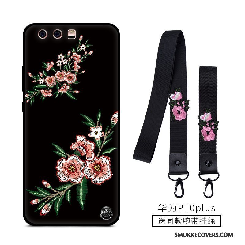 Etui Huawei P10 Plus Tasker Tynd Anti-fald, Cover Huawei P10 Plus Kreativ Sort Af Personlighed