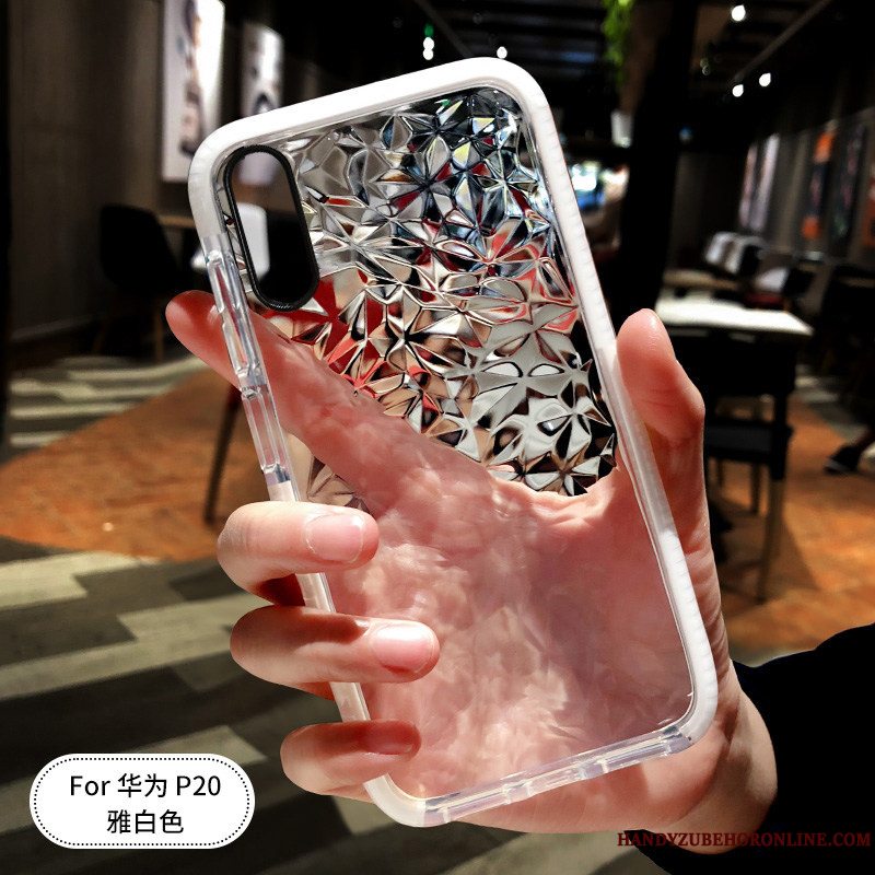 Etui Huawei P20 Blød Gennemsigtig Hængende Ornamenter, Cover Huawei P20 Tasker Anti-fald Trendy