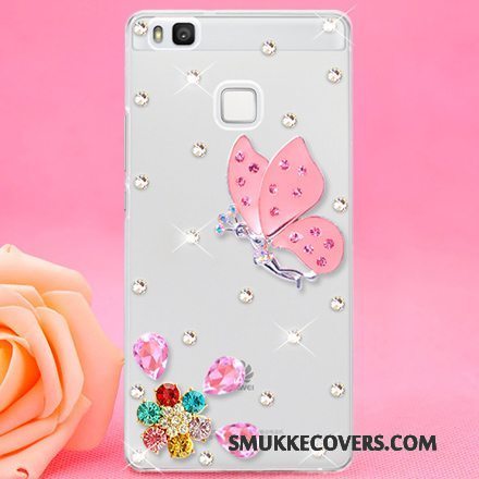 Etui Huawei P9 Lite Farve Hængende Ornamenter Telefon, Cover Huawei P9 Lite Strass Ungdom