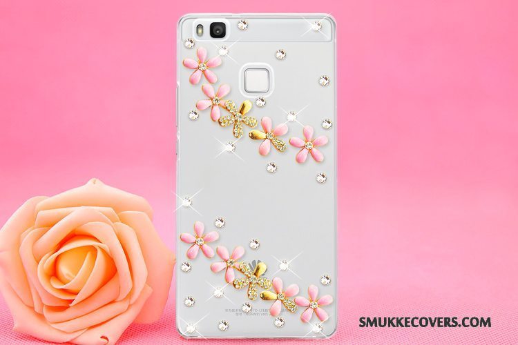 Etui Huawei P9 Lite Farve Hængende Ornamenter Telefon, Cover Huawei P9 Lite Strass Ungdom