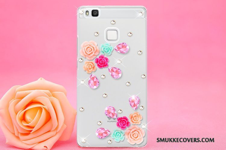 Etui Huawei P9 Lite Farve Hængende Ornamenter Telefon, Cover Huawei P9 Lite Strass Ungdom