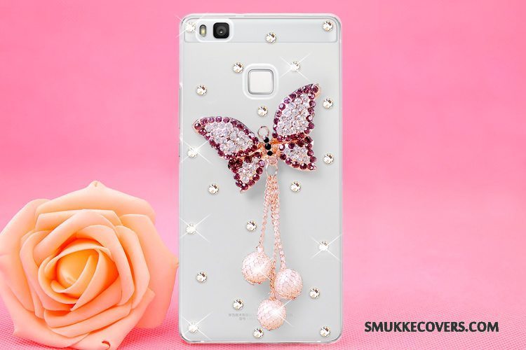 Etui Huawei P9 Lite Farve Hængende Ornamenter Telefon, Cover Huawei P9 Lite Strass Ungdom