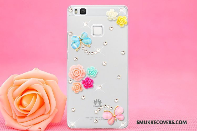 Etui Huawei P9 Lite Farve Hængende Ornamenter Telefon, Cover Huawei P9 Lite Strass Ungdom