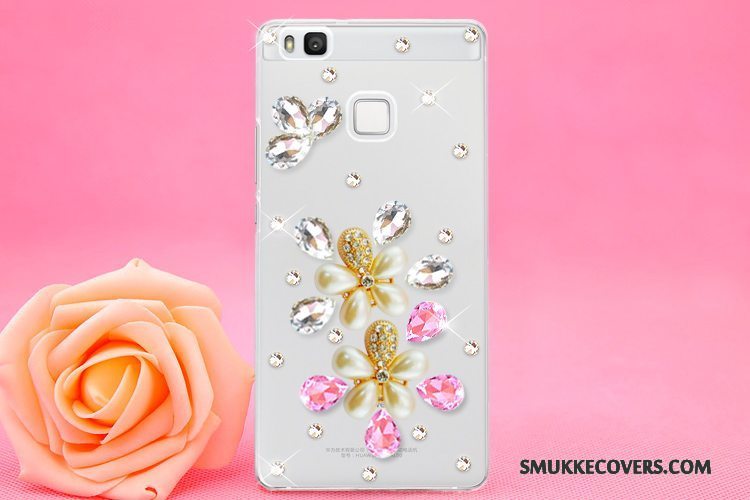 Etui Huawei P9 Lite Farve Hængende Ornamenter Telefon, Cover Huawei P9 Lite Strass Ungdom