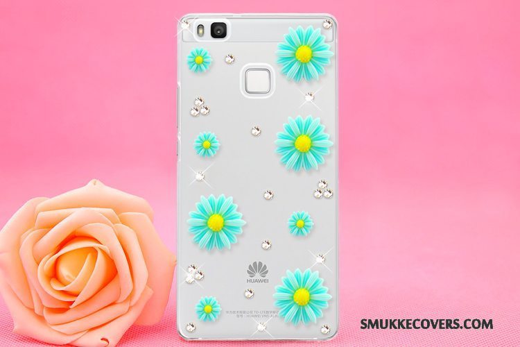 Etui Huawei P9 Lite Farve Hængende Ornamenter Telefon, Cover Huawei P9 Lite Strass Ungdom