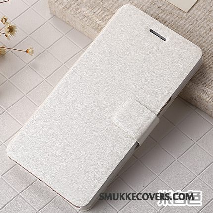 Etui Huawei P9 Lite Læder Hvid Ungdom, Cover Huawei P9 Lite Folio Telefon