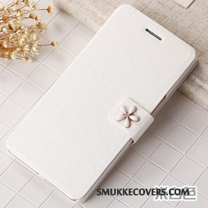 Etui Huawei P9 Lite Læder Hvid Ungdom, Cover Huawei P9 Lite Folio Telefon