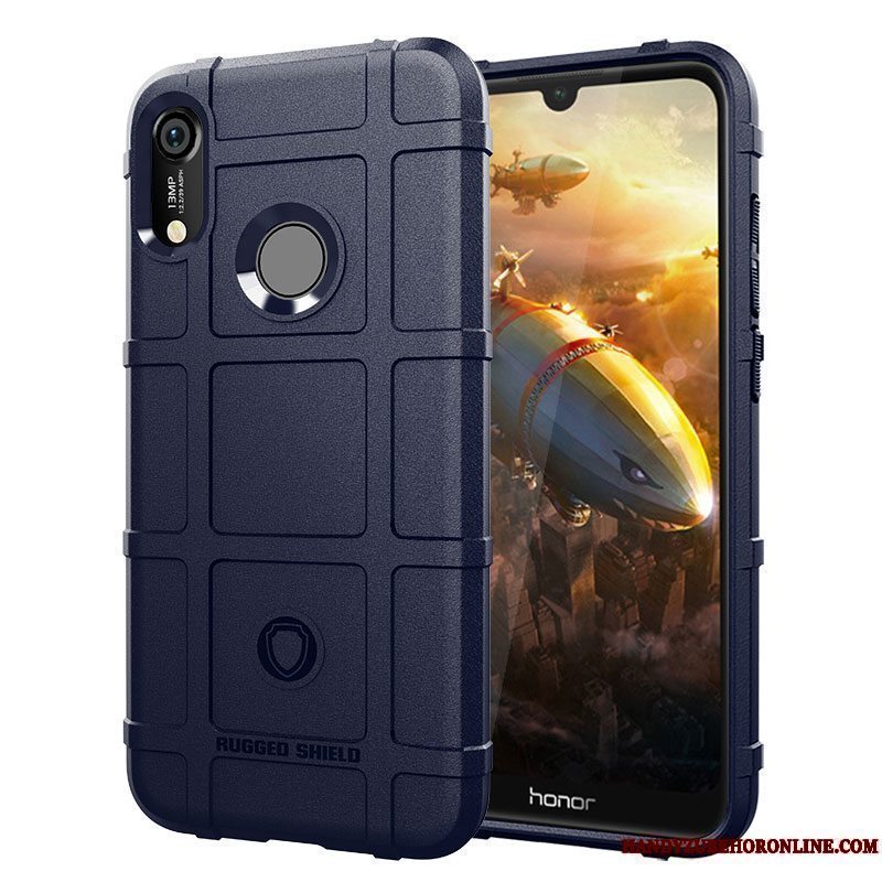 Etui Huawei Y6s Tasker Tykke Nubuck, Cover Huawei Y6s Blød Mørkeblå Ny