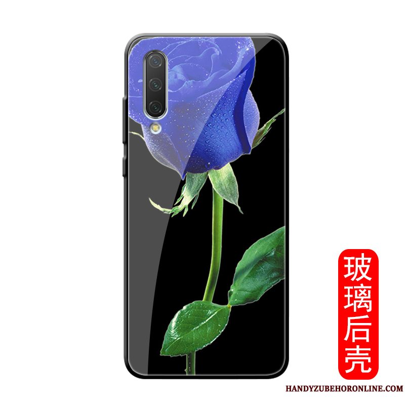 Etui Mi A3 Blød Blomster Telefon, Cover Mi A3 Tasker Trendy Rose