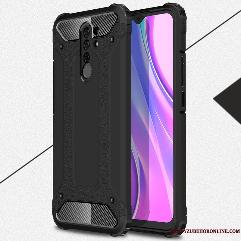 Etui Redmi 9 Blød Rød Gasbag, Cover Redmi 9 Tasker Ny Nubuck