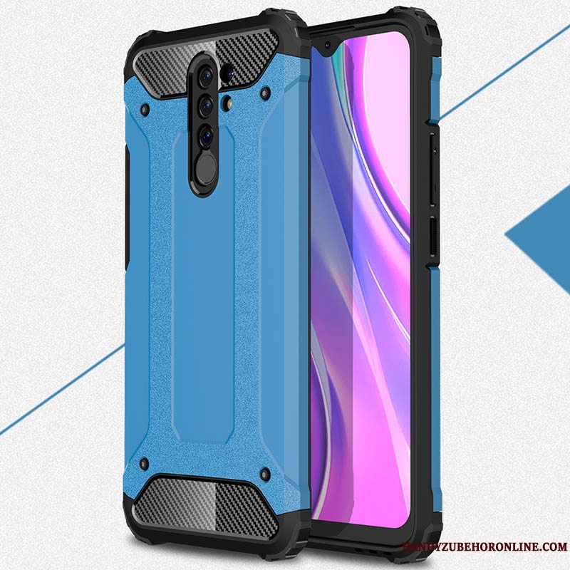 Etui Redmi 9 Blød Rød Gasbag, Cover Redmi 9 Tasker Ny Nubuck