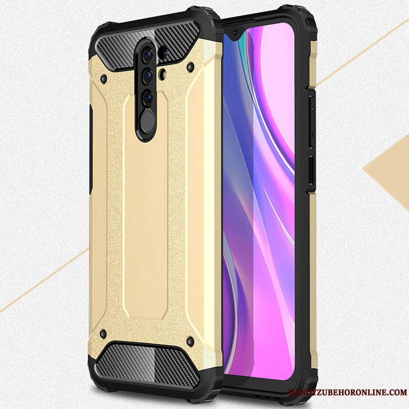 Etui Redmi 9 Blød Rød Gasbag, Cover Redmi 9 Tasker Ny Nubuck