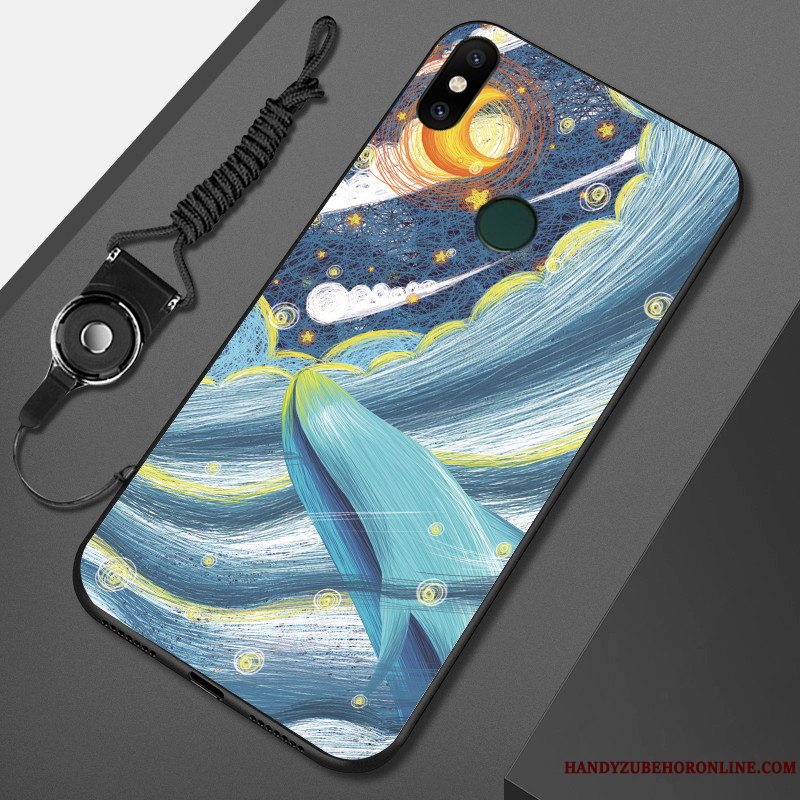 Etui Redmi Note 6 Pro Beskyttelse Hængende Ornamenter Trend, Cover Redmi Note 6 Pro Telefonrød