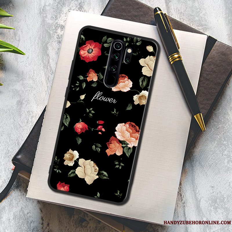 Etui Redmi Note 8 Pro Kreativ Anti-fald Wealth, Cover Redmi Note 8 Pro Malet Rød Telefon