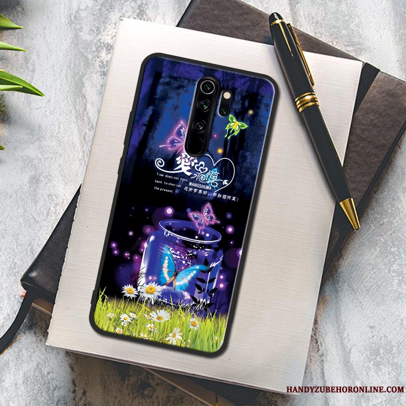 Etui Redmi Note 8 Pro Kreativ Anti-fald Wealth, Cover Redmi Note 8 Pro Malet Rød Telefon