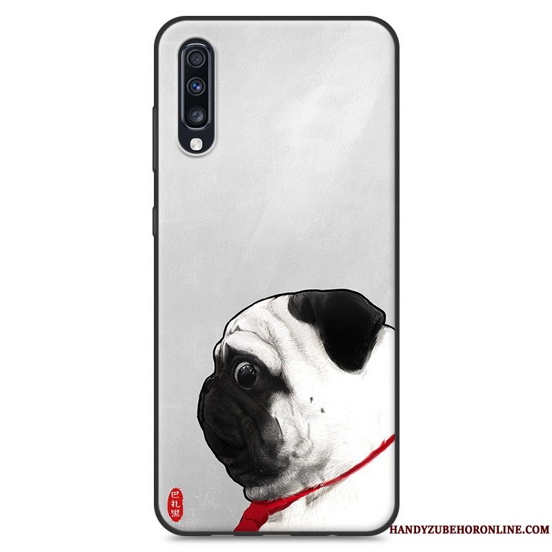 Etui Samsung Galaxy A70 Blød Gul Elskeren, Cover Samsung Galaxy A70 Kreativ Telefonaf Personlighed