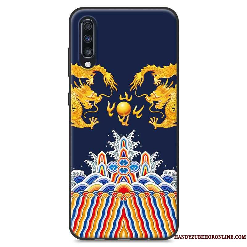 Etui Samsung Galaxy A70 Blød Gul Elskeren, Cover Samsung Galaxy A70 Kreativ Telefonaf Personlighed