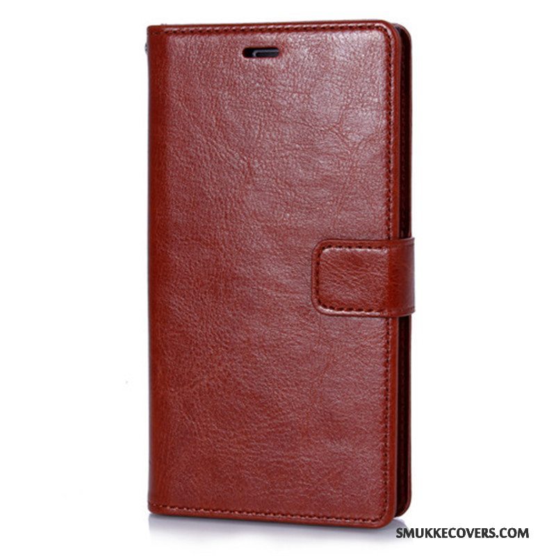 Etui Samsung Galaxy A8 Læder Telefon, Cover Samsung Galaxy A8 Folio