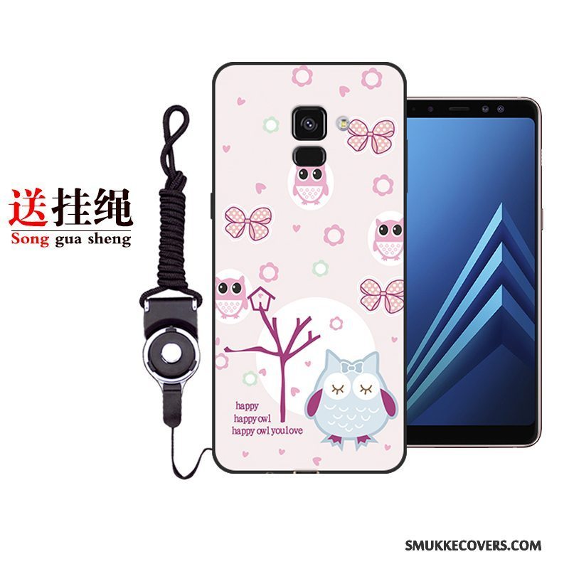 Etui Samsung Galaxy A8 Tasker Lilla Anti-fald, Cover Samsung Galaxy A8 Beskyttelse