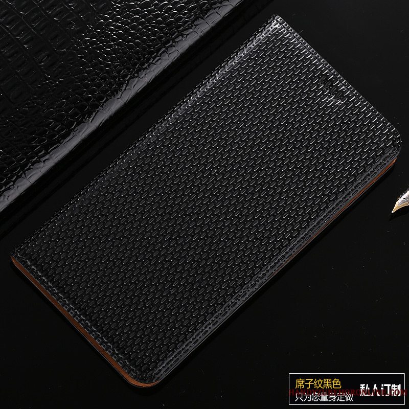 Etui Samsung Galaxy Note 10 Lite Folio Mønster Anti-fald, Cover Samsung Galaxy Note 10 Lite Læder Brun Telefon