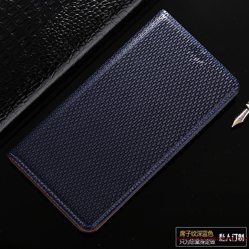 Etui Samsung Galaxy Note 10 Lite Folio Mønster Anti-fald, Cover Samsung Galaxy Note 10 Lite Læder Brun Telefon