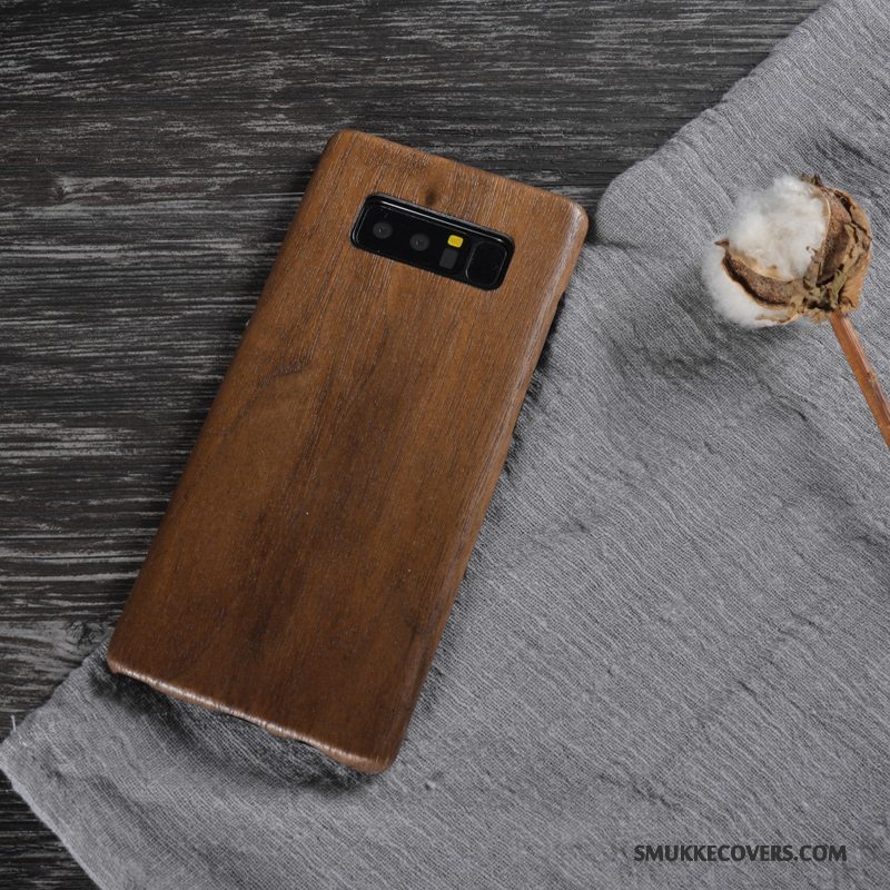 Etui Samsung Galaxy Note 8 Massivt Træ Telefontræ, Cover Samsung Galaxy Note 8 Beskyttelse