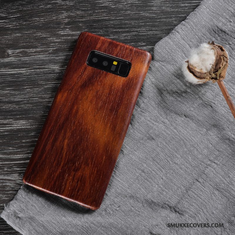 Etui Samsung Galaxy Note 8 Massivt Træ Telefontræ, Cover Samsung Galaxy Note 8 Beskyttelse