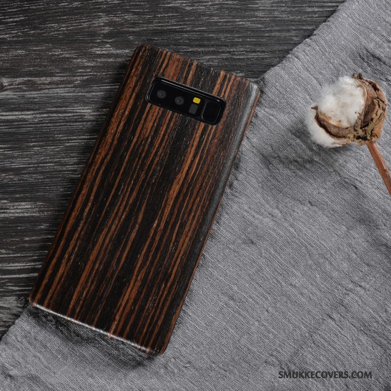 Etui Samsung Galaxy Note 8 Massivt Træ Telefontræ, Cover Samsung Galaxy Note 8 Beskyttelse