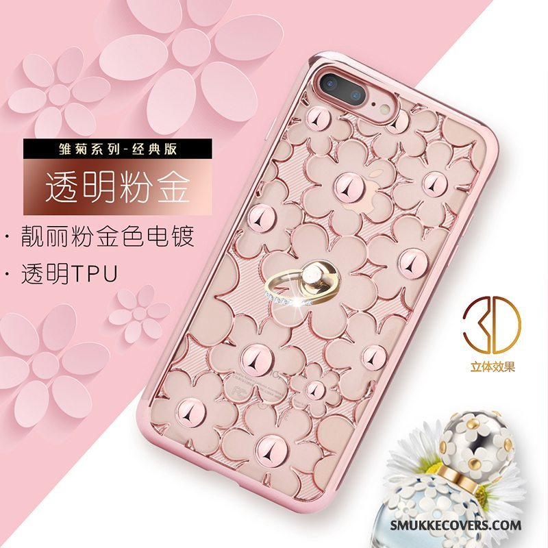 Etui iPhone 7 Plus Strass Telefonguld, Cover iPhone 7 Plus Tasker Trendy Ny