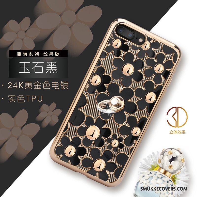 Etui iPhone 7 Plus Strass Telefonguld, Cover iPhone 7 Plus Tasker Trendy Ny