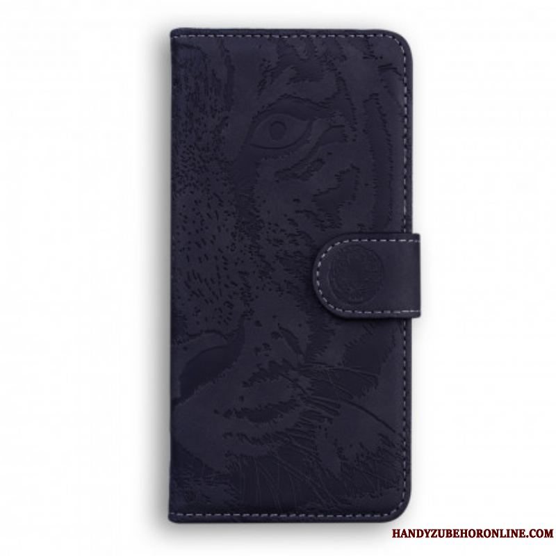 Flip Cover Huawei P50 Pro Tiger Ansigtsprint