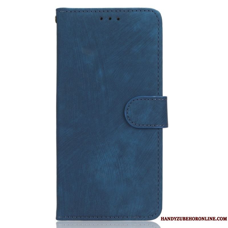 Flip Cover Huawei P60 Pro Klassisk Rfid Med Snor