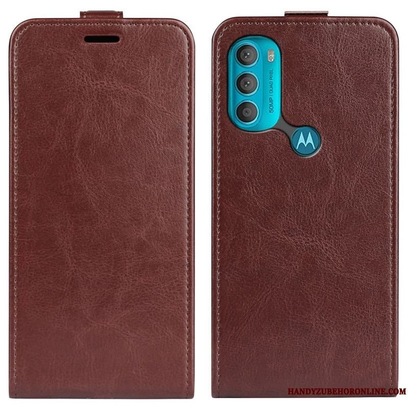 Flip Cover Moto G71 5G Læder Cover Foldelig Retro