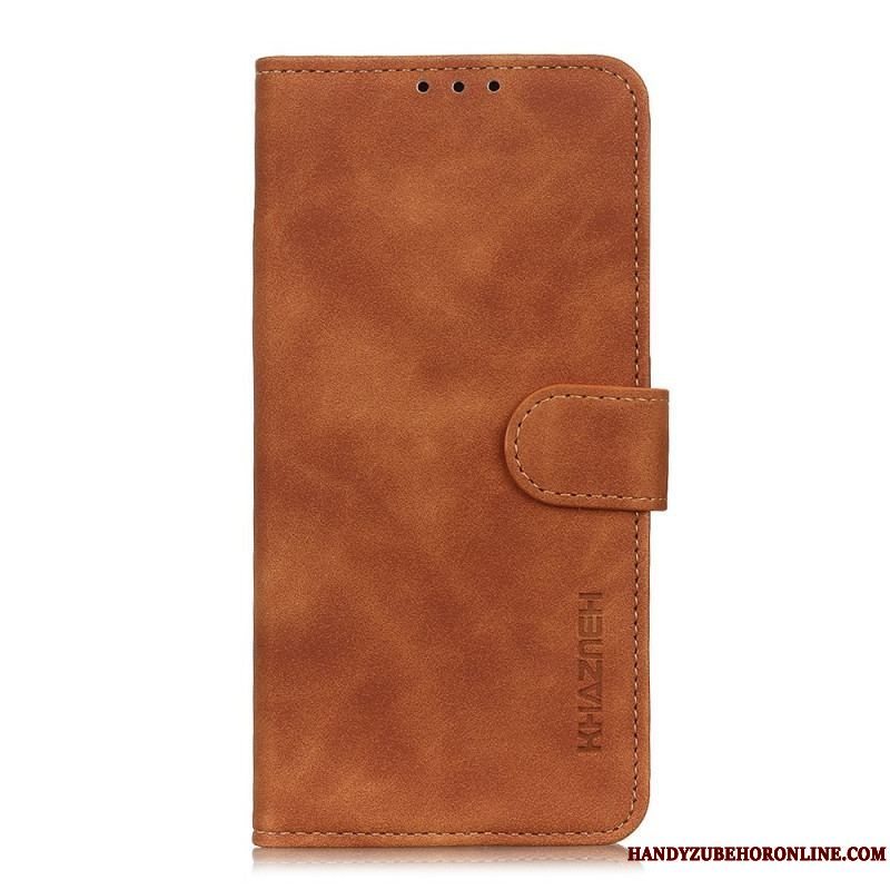 Flip Cover Samsung Galaxy A13 5G / A04s Khazneh Vintage Lædereffekt