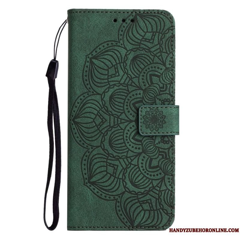 Flip Cover Samsung Galaxy A13 Med Snor Vintage Strappy Mandala