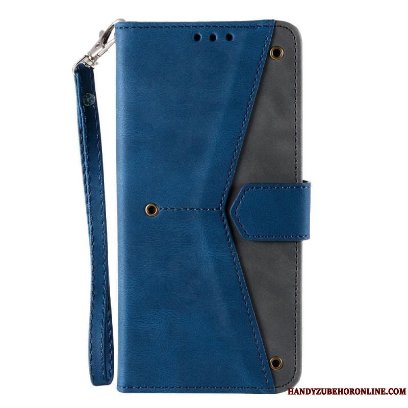 Flip Cover Samsung Galaxy A13 Skin-touch-sømme