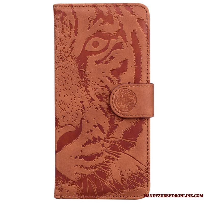 Flip Cover Samsung Galaxy A14 / A14 5G Tiger Print