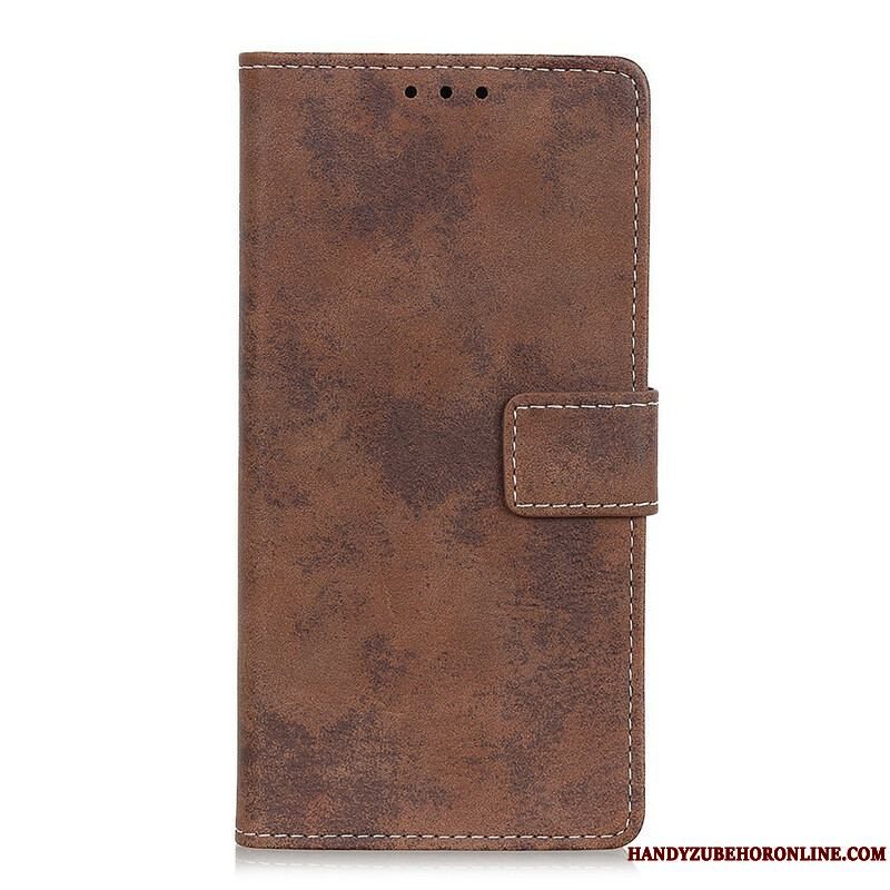 Flip Cover Samsung Galaxy A52 4G / A52 5G / A52s 5G Vintage Kunstlæder