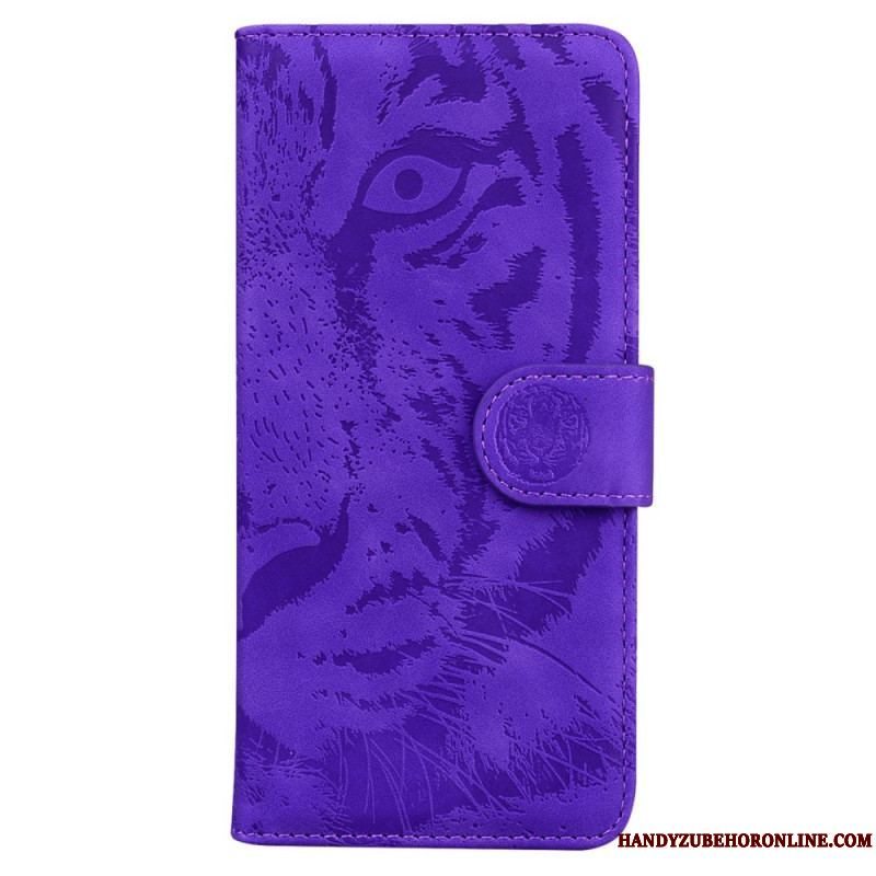 Flip Cover Samsung Galaxy A53 5G Tiger Fodaftryk