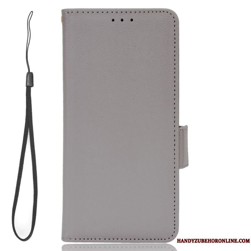 Flip Cover Samsung Galaxy A54 5G Med Snor Strappy Læder Stil