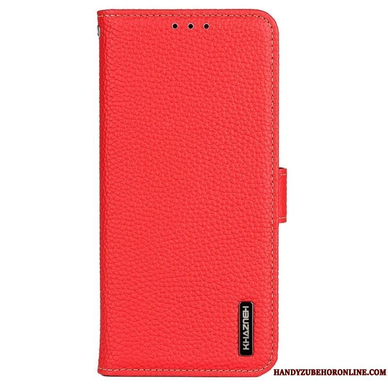 Flip Cover Samsung Galaxy M13 Khazneh Litchi Læder