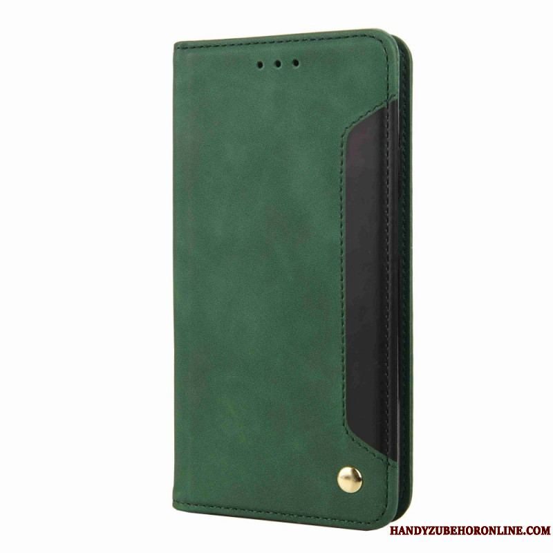 Flip Cover Samsung Galaxy M53 5G Tofarvet Elegance